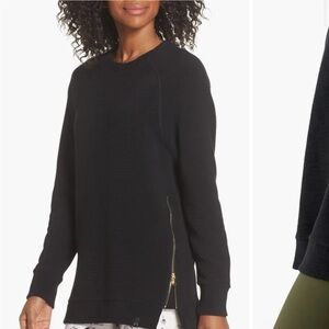 Varley manning sweatshirt in navy blue size S